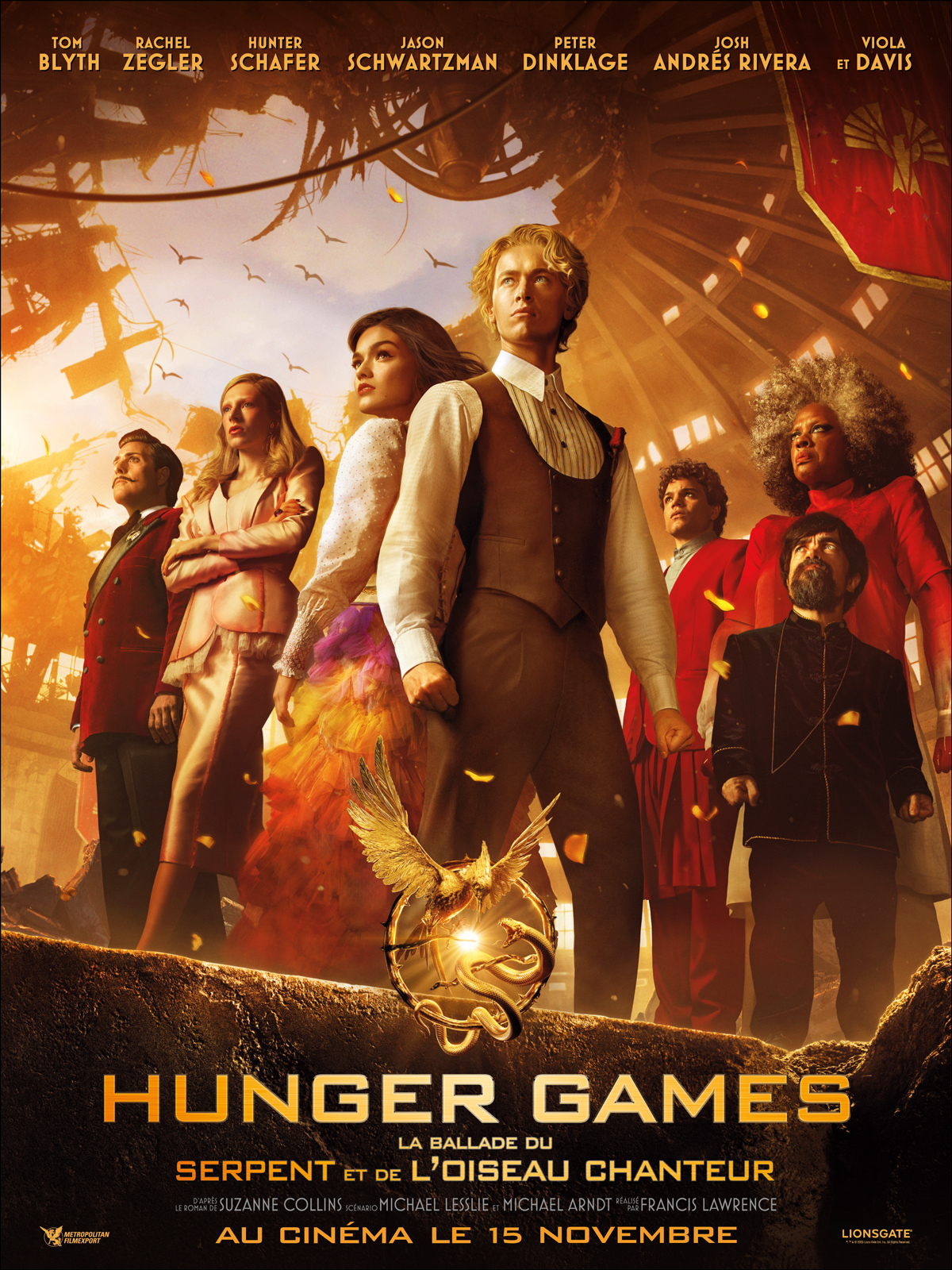 Hunger Games: la Ballade du serpent et de l'oiseau chanteur - film 2023
